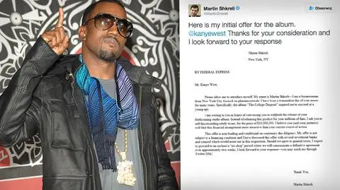 Krwiopijca złożył ofertę Kanye Westowi. Chce album na wyłączność