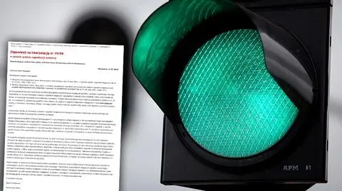 Resort infrastruktury o wprowadzeniu migającego światła zielonego