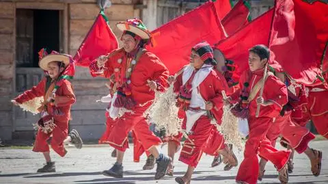 Meksyk. Karnawał w Tenejapie, miejscowości w stanie Chiapas