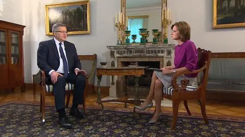 Komorowski: Na Kremlu słyszą dyskusję o dostawie broni dla Ukrainy
