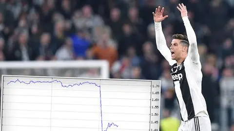 Kurs akcji Juventusu spadł po porażce z klubem Ajax w Lidze Mistrzów