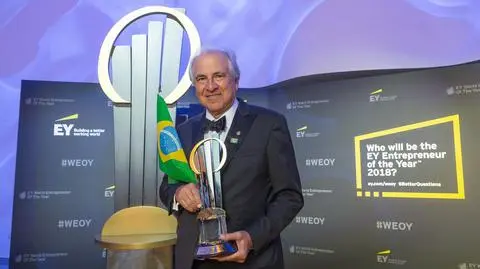 Rubens Menin, prezes MRV Engenharia, Przedsiębiorcą Roku EY 2018