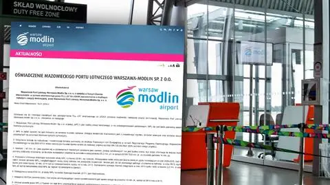 Lotnisko w Modlinie odpowiada na skargę PLL LOT skierowaną do UOKiK-u