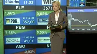 Relacja Katarzyny Karpy-Świderek z warszawskiej Giełdy Papierów Wartościowych. (TVN24)