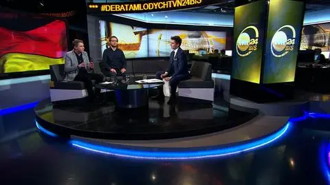 Debata Młodych w TVN24 BiS o wizycie kanclerz Angeli Merkel w Polsce