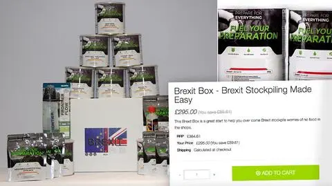 Widmo "twardego brexitu". Brytyjczycy kupują zestawy przetrwania