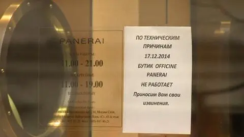 Luksusowe sklepy w Moskwie zamykają podwoje. "Z przyczyn technicznych"