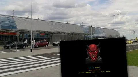 Atak hakerów na stronę lotniska w Modlinie