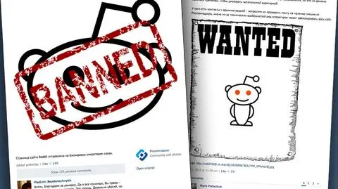 Rosyjska cenzura nie śpi. Obywatele bez dostępu do portalu Reddit
