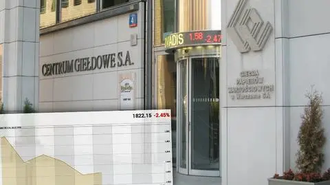 GPW wciąż notuje spadki