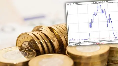 Złoty w środę nieco w dół