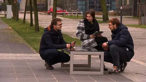 Ławka studentów z Politechniki Śląskiej, która naładuje telefon