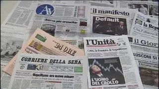 Włochy są wciąż w centrum uwagi rynków. Minister finansów - Giulio Tremonti i szef eurogrupy Jean-Claude Juncker spotkali się w Luksemburgu by omówić sytuację finansową kraju. Nasilają się pogłoski, że Włochy bojąc się o własne finanse, chcą się wycofać z udziału w Europejskim Funduszu Stabilności Finansowej. O stanie włoskiej gospodarki w parlamencie mówił także premier Włoch Silvio Berlusconi. Materiał Dominika Cierpioła. 