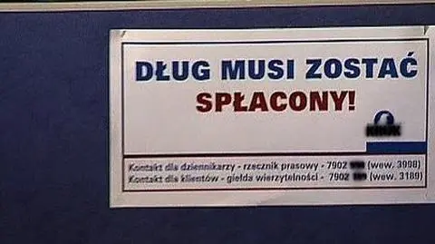 Polak oddaje kasę
