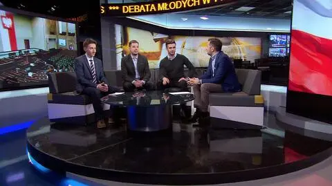 Debata Młodych w TVN24 BiS na temat nocnego chaosu w Sejmie