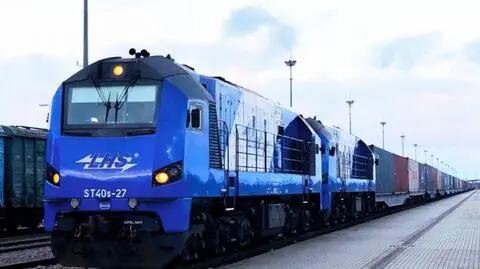 Pierwszy pociąg kontenerowy z Chin dotarł do Sławkowa na Śląsku