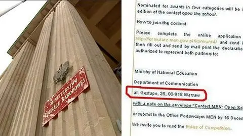 Ministerstwo Edukacji przy "Alei Gestapo"