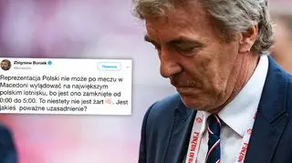 Prezes PZPN poinformował o problemach z powrotem do kraju