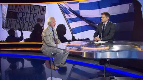Michał Klinger, były ambasador RP w Grecji był gościem TVN24 Biznes i Świat