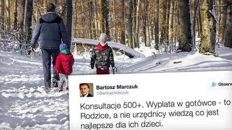 500 zł na dziecko. "Wypłata w gotówce"