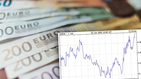 Euro coraz droższe. Polska waluta najsłabsza od ponad roku