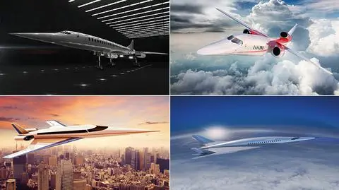 Czy to następcy Concorde'a? Pasażerskie samoloty naddźwiękowe