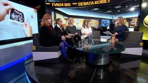 Opieka okołoporodowa. Debata Kobiet TVN24BiS