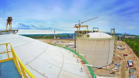 "Terminal LNG w Świnoujściu jest gotowy w ok. 97 proc."