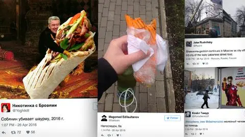 Władze w Moskwie grożą, że zakażą kebabów