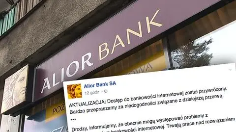 Awaria bankowości internetowej w Alior Bank