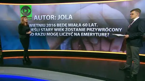 Kontakt24 - odpowiadamy na pytania dotyczące emerytur