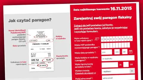 Rusza Narodowa Loteria Paragonowa