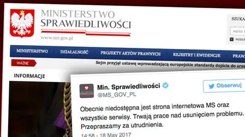 MS: niedostępna strona internetowa oraz wszystkie serwisy