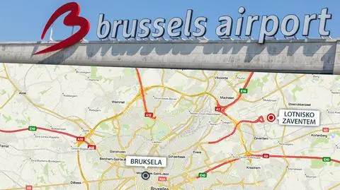 Polacy na lotnisku Zaventem