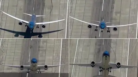 Boeing jak myśliwiec. "Taki start normalnie nie jest osiągalny"