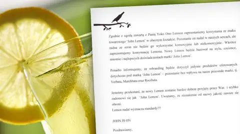 Firma produkująca lemoniadę zawarła ugodę z Yoko Ono