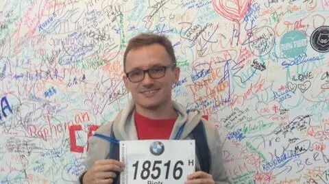 Pan Piotr łączy podróżowanie z biegową pasją