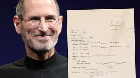 Podane o pracę 18-letniego Steve Jobsa trafiło na aukcję