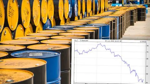 Ceny ropy spadają. Listopad najgorszym miesiącem od lat