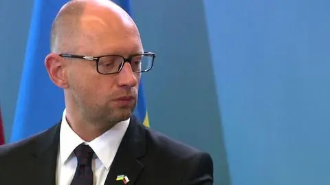 Jaceniuk: jesteśmy gotowi do sądzenia się z Rosją