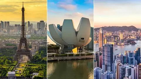 Najdroższe miasta świata to Paryż, Hongkong i Singapur