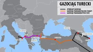 Prezydent Turcji Recep Tayyip Erdogan zainagurował we wtorek projekt gazociągu