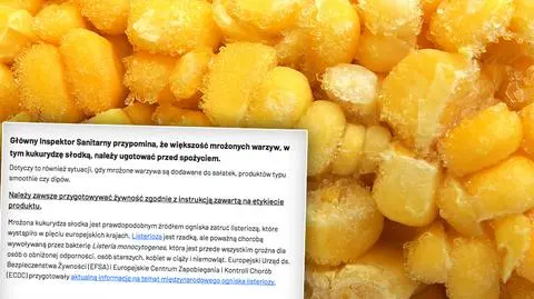 Komunikat Głównego Inspektora Sanitarnego w sprawie mrożonych warzyw