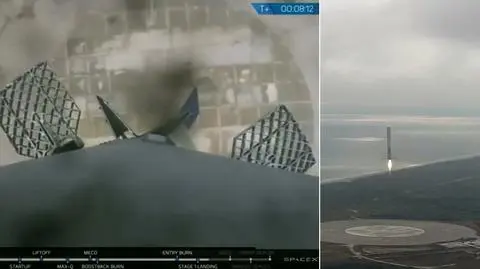 Rakieta Falcon 9 wystrzelona