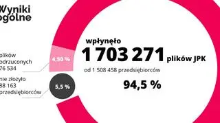 94,5 proc. przedsiębiorców złożyło JPK w terminie