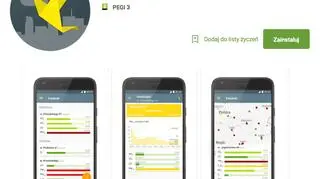 Aplikacja "Kanarek - jakość powietrza"