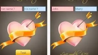 Aplikacja Test Miłości zmierzy moc uczuć 