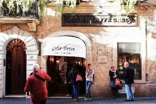 Caffe Greco przy via Condotti w Rzymie