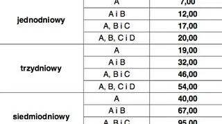 Ceny oferty "Kolej na ŚDM"