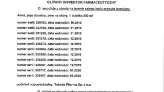 Decyzja Głównego Inspektoratu Farmaceutycznego